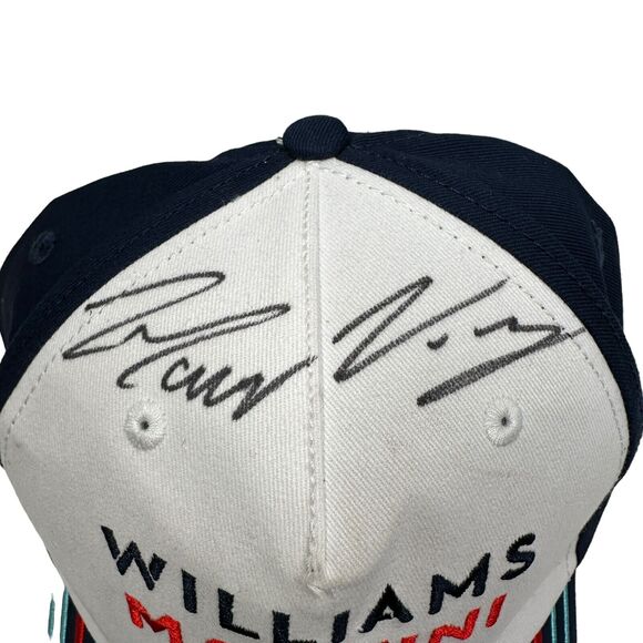 Williams Martini Racing F1 Hat Autographed Signed Felipe Massa Valteri Bottas - Picture 6 of 8